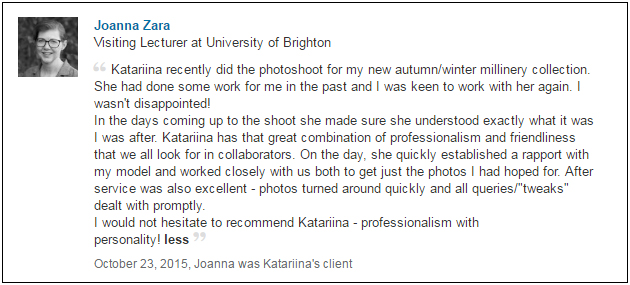 Light Trick Photography testimonial